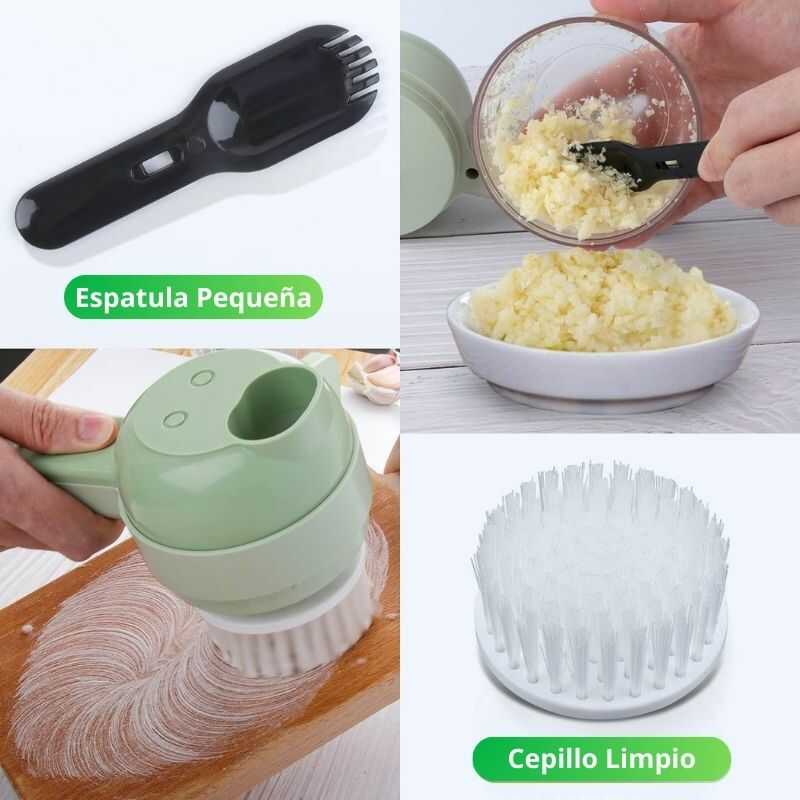 Cortador de Verduras Eléctrico 4 en 1 SwiftSlice™